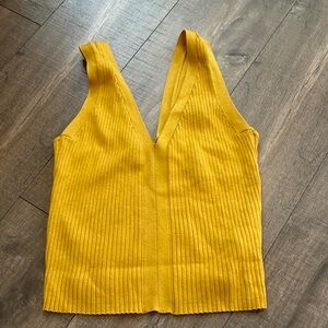 Mustard Yellow knit top